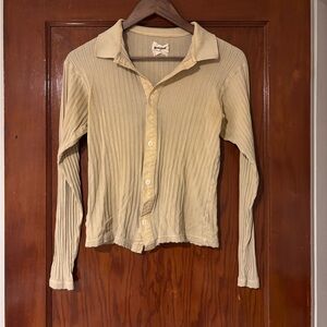 Rudy Jude Button-Down Ribbed Shirt